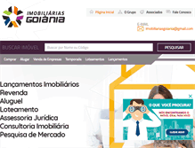 Tablet Screenshot of imobiliariasgoiania.com.br